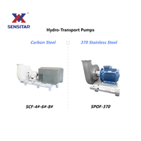 Pompe à hydrotransport en acier au carbone de qualité alimentaire Sensitar, transport sans perte pour la transformation des fruits et légumes, conforme aux normes ASME, CE, PED