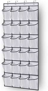 Household Non-woven Fabric Door Hanging <b>Shoe</b> Organizer for Closet with 24 Pockets - Product Image 2
