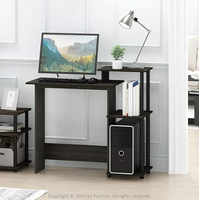 Escritorio de Computadora Moderno de MDF con Estantería Lateral y Cajón de Almacenamiento