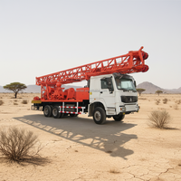 Foreuse rotative diesel robuste et efficace montée sur camion pour puits de forage pétrolier, avec une profondeur maximale de 1000 m, à prix compétitifs