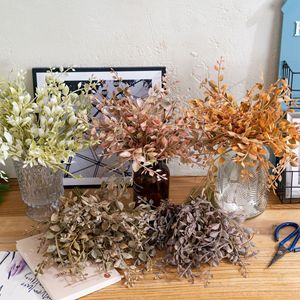 ช่อดอกยูคาลิปตัสประดิษฐ์ CallaFloral สำหรับตกแต่งภายในบ้าน สีขาว เขียว ชมพู ส้ม น้ำตาล เหมาะสำหรับงานแต่งงานและตกแต่งบ้าน - Product Image 1