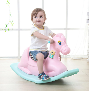 Sécurité Enfants Adaptés Dessin Animé Balance Intérieure Rouler Pas Cher Bébé Cheval À Bascule En Plastique - Product Image 5
