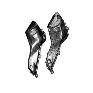 Panel de entrada de aire lateral superior para motocicleta, protección de fibra de carbono 3k para Yamaha MT <span class=keywords><strong>07</strong></span> <span class=keywords><strong>FZ</strong></span> <span class=keywords><strong>07</strong></span> MT07 FZ07 2014-2017 - Product Image 2