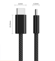 Câble magnétique de type C enroulé, charge rapide 60W, auto-enroulant A402 8K avec attraction magnétique, câble USB pour téléphone portable et ordinateur portable