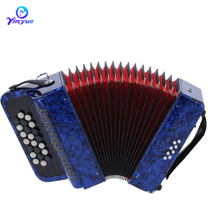 Accordéon à boutons Yinyue 22 touches 8 basses, instrument de musique portable pour étudiants et adultes - Product Image 2
