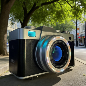 Quiosco Exterior con Forma de Cámara para Venta Minorista, Tienda Modular Prefabricada para Calle con Diseño Atractivo para Parques Turísticos Globales - Product Image 1