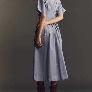 Vestido Camisero Floral 100% Algodón con Bordado de Encaje, Casual, Veraniego, Transpirable y Ecológico - Product Image 2