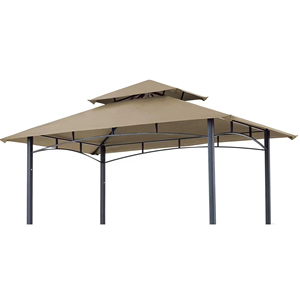 Chất lượng cao BBQ 5x8ft tùy chỉnh ngoài trời Sun <span class=keywords><strong>Shade</strong></span> nơi trú ẩn Vườn nướng không thấm nước gazebo thay thế tán hàng đầu - Product Image 1