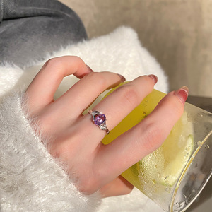 Anillos Ajustables de Plata 925 de Fábrica, Resistentes al Deslustre, con Piedras Naturales Ovaladas, Joyería de Alta Calidad para Mujer, Regalo de Cumpleaños para Ella - Product Image 4