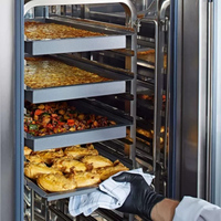 Horno de Vapor Multifuncional Lexin Rational para Cocina Comercial, Versión Computarizada, Universal, de Acero Inoxidable, 380V
