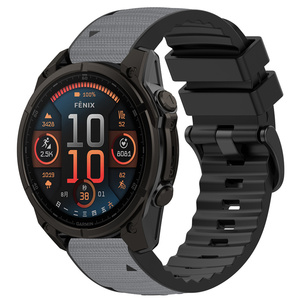 Correa de cuero de silicona de nailon Quickfit para reloj Garmin Fenix 8 51 47mm E 7X 7 Pro 6X 6 Pro 5Plus Enduro 3 pulsera de correa - Product Image 5