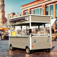 Camion de crème glacée, bus de fête, camion de restauration, chariot à hot-dogs, restaurant mobile personnalisé
