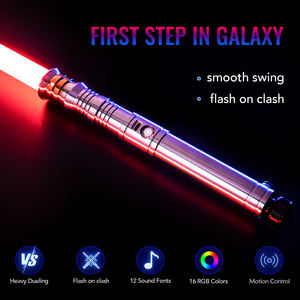 Sabre laser Sith Revan StarWar avec poignée métallique Xenopixel Neopixel pour duels intenses, avec son personnalisé et support de mouvement fluide - Product Image 5
