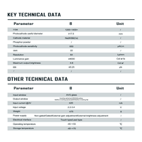 QCNV Q4-C Three-touch MX10160 GEN2+ FOM1400-1600 Autogate Manual Gain Image Intensifier Tube Digunakan untuk PVS14 PVS31 Penglihatan Malam