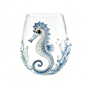 Vaso de Vidrio con Diseño de <span class=keywords><strong>Pulpo</strong></span> Azul Anillado, Hecho a Mano, Resistente al Calor, Apto para Alimentos, Decoración para <span class=keywords><strong>el</strong></span> Hogar <span class=keywords><strong>y</strong></span> Bar - Product Image 3