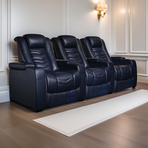 <span class=keywords><strong>Fauteuil</strong></span> inclinable électrique moderne à dossier haut pour <span class=keywords><strong>home</strong></span> cinéma cinémas gymnases sièges en cuir canapé table pour <span class=keywords><strong>home</strong></span> cinémas moderne - Product Image 3