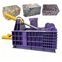 Presse à balles horizontale pour métaux, carton, aluminium, canettes et acier