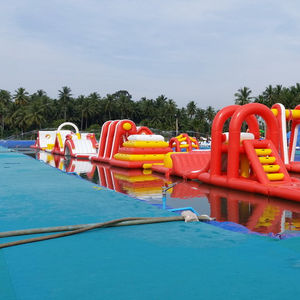 สวนน้ำแบบเป่าลมลอยน้ำได้สำหรับเล่นน้ำในทะเลสาบสำหรับปรับแต่งได้ - Product Image 4