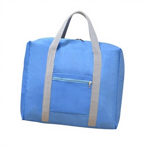 Bolsa de Viaje de Gran Capacidad, Ligera, de Poliéster, con Diseño Geométrico de Colores 2025, Portátil y Moderna, con Cierre - Product Image 1