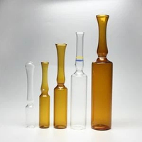 Ampoules en verre borosilicate neutre ambré pour savon pharmaceutique, tailles 2ml-30ml, marque RONGXINYAO, origine CN/GUA