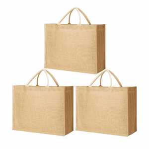 กระเป๋าผ้ากระสอบแบบเรียบสำหรับงานแต่งงาน ของขวัญสำหรับเพื่อนเจ้าสาว ของชำร่วยงานปาร์ตี้ ของขวัญช้อปปิ้งชายหาด  ขายส่งออนไลน์ - Product Image 1