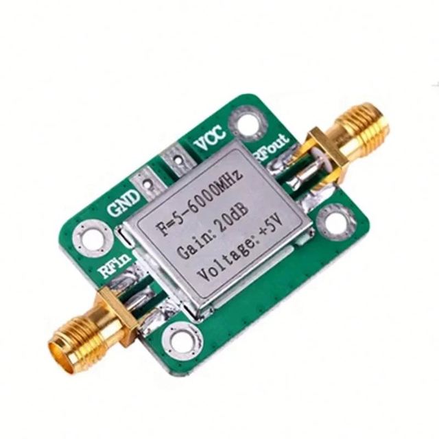 NEW SPF5189 LNA 50-4000MHz/5-6000mhz RF Low Noise Broadband Signal Amplifier 0.6dB/20dB Gain RF Signal Receiver Module Shield Bo