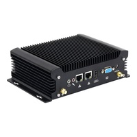 Mini PC sin ventilador I3 10110U DDR4 Dual PCIE Network Dual COM 8USB 4G moduleUbuntu Linux Computadora personal de escritorio para industrial