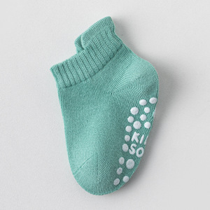 Bebé recién nacido Niño 0-1-3 años primavera logotipo personalizado antideslizante transpirable suave calcetines para niños pequeños - Product Image 6