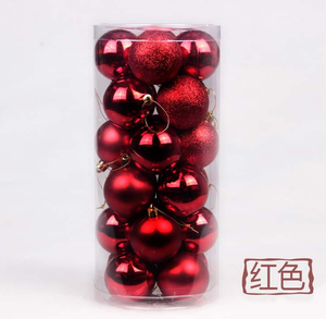 Fornitore all'Ingrosso Decorazioni Natalizie 4cm 6cm 8cm Nuovo Design Palline di Natale in Plastica Addobbi - Product Image 5