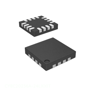 Integrado 16 UFQFN Componentes de circuito electrónico de la CY8C20236A-24LKXIT en stock - Product Image 1