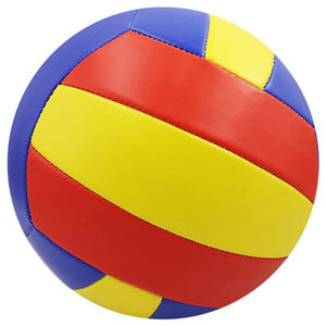 Ballons de volley-ball en cuir de haute qualité, taille 5, cousus à la machine, logo personnalisé, légers, durables, entraînement professionnel, extérieur - Product Image 1