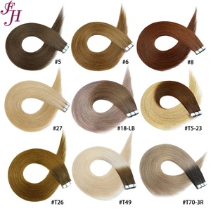 Extensions de cheveux à bandes adhésives FH Wholesale Grade 11a, cheveux humains européens lisses doublement étirés - Product Image 3