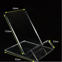 Support de téléphone en PS/acrylique, style créatif, support transparent pour téléphone portable et iPad, pour le bureau de la résidence universitaire, les comptoirs des centres commerciaux