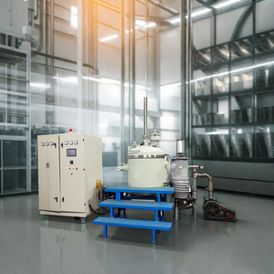 एल्यूमीनियम तांबे के पीतल लोहे का स्टील स्क्रैप स्मेटिंग वैक्यूम प्रेरण टिल्ट पिघलने भट्ठी धातु मशीन - Product Image 4