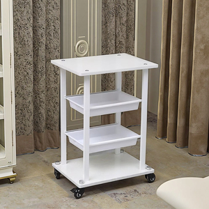 S.W Beauty Küçük Kabarcıklı Masaüstü Cihaz Tabanı Güzellik Salonu Metal Arabası için Metal Araba Çantası - Product Image 5