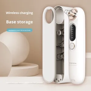 Removedor de Puntos Negros USB Portátil con 4 Cabezales de Succión, Limpiador Facial Electrónico de Poros, Aspirador de Puntos Negros y Blancos, Herramienta para el Cuidado de la Piel y el Acné - Product Image 2