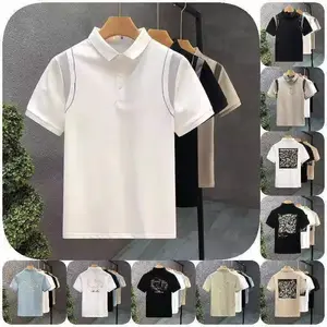 Wholesale European and American new high quality tops men's polo shirts plus size men's t-shirts