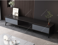 Meuble TV de salon en MDF de style chinois moderne, design écologique, compatible avec les téléviseurs de 65 pouces et plus