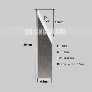 Lame oscillante en carbure de tungstène AOKE JWEI IECHO RUKING RZCUT COMELZ ESKO KONGSBERG, lame vibrante CNC pour la découpe du cuir - Product Image 4