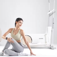 Barres de fitness intelligentes 2-en-1, résistance magnétique réglable, vélo cross trainer elliptique, meilleure vente, 2025