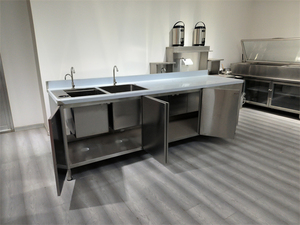 เคาน์เตอร์ชงชาไข่มุก อุปกรณ์ร้านชานม โต๊ะเตรียมเครื่องดื่ม - Product Image 3