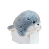 Peluche de phoque mignonne et kawaii de 26 cm, jouet en peluche doux, animal marin en peluche, poupée en peluche pour enfants, cadeau