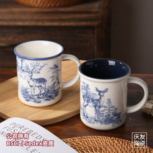 Service de table rétro personnalisé en porcelaine renforcée, style français moderne et minimaliste, ensemble d'assiettes de haute qualité et magnifiques - Product Image 4