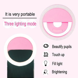 Accessoire lumineux pour téléphone portable, anneau lumineux, Flash pour Selfie, Iphone et anneau avec Clip - Product Image 2