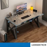 Ensemble de chaises de bureau modernes et extensibles en MDF pour la maison et le bureau pour les jeux, l'écriture et l'école pour la chambre à coucher et les étudiants
