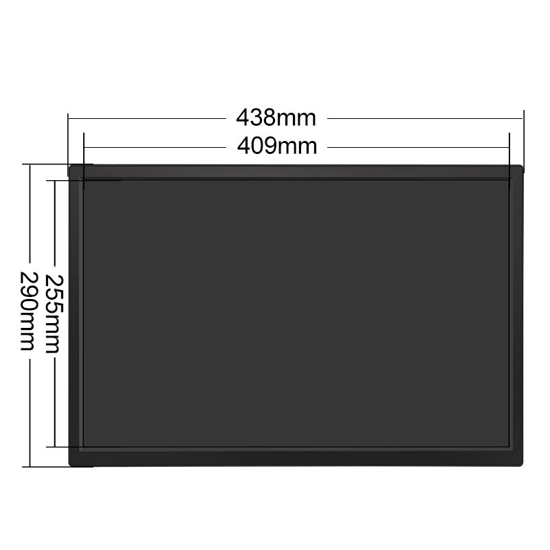 19.2 Inch Industrial Monitor HD VGA AV BNC USB Wide Screen VESA Wall Mounted Plastic Industrial LCD Display