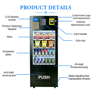Máquina Expendedora Automática Inteligente RUNYANG Personalizada para Bebidas y Alimentos, con Monedas, Pequeña, para Exteriores - Product Image 2