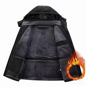 Giacca Invernale da <span class=keywords><strong>Uomo</strong></span> Impermeabile e Antivento con Fodera in Pile Termico, Cappuccio e Colletto Alto con Chiusura a Zip per Sport sul <span class=keywords><strong>Ghiaccio</strong></span> OEM - Product Image 5