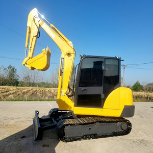 Used Komatsu PC56 Crawler Excavator Compact Hydraulic Digger Tracked Earthmoving <b>Machine</b> for <b>Construction</b> and Farm Work - Product Image 1