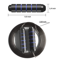 Corde à sauter réglable à roulement à billes, Logo personnalisé, 3 mètres, corde à sauter, pour la Gym et le Fitness, nouveauté 2020